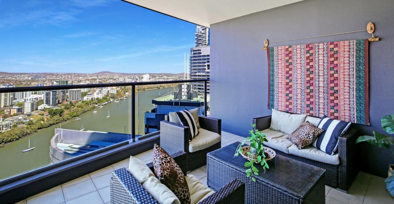 African Escape On Level 38 - Balcony With Views Brisbane Eksteriør billede