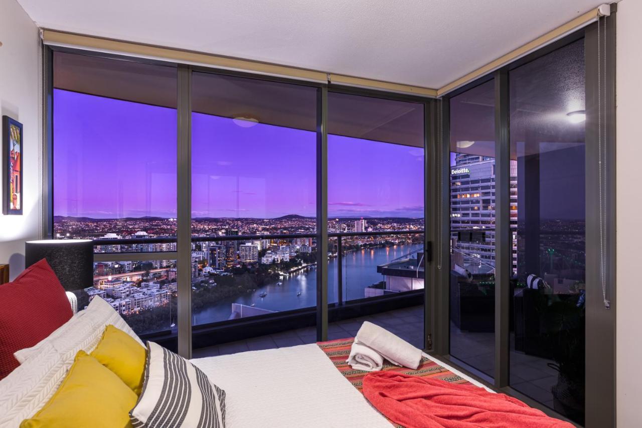 African Escape On Level 38 - Balcony With Views Brisbane Eksteriør billede